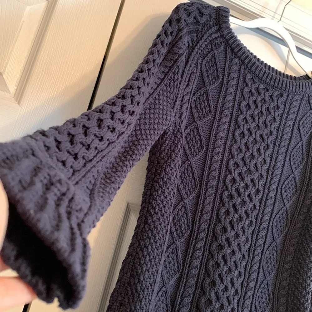 LL Bean, tunic sweater with side zipper slit detail, size XS, NWT - Picture 4 of 8